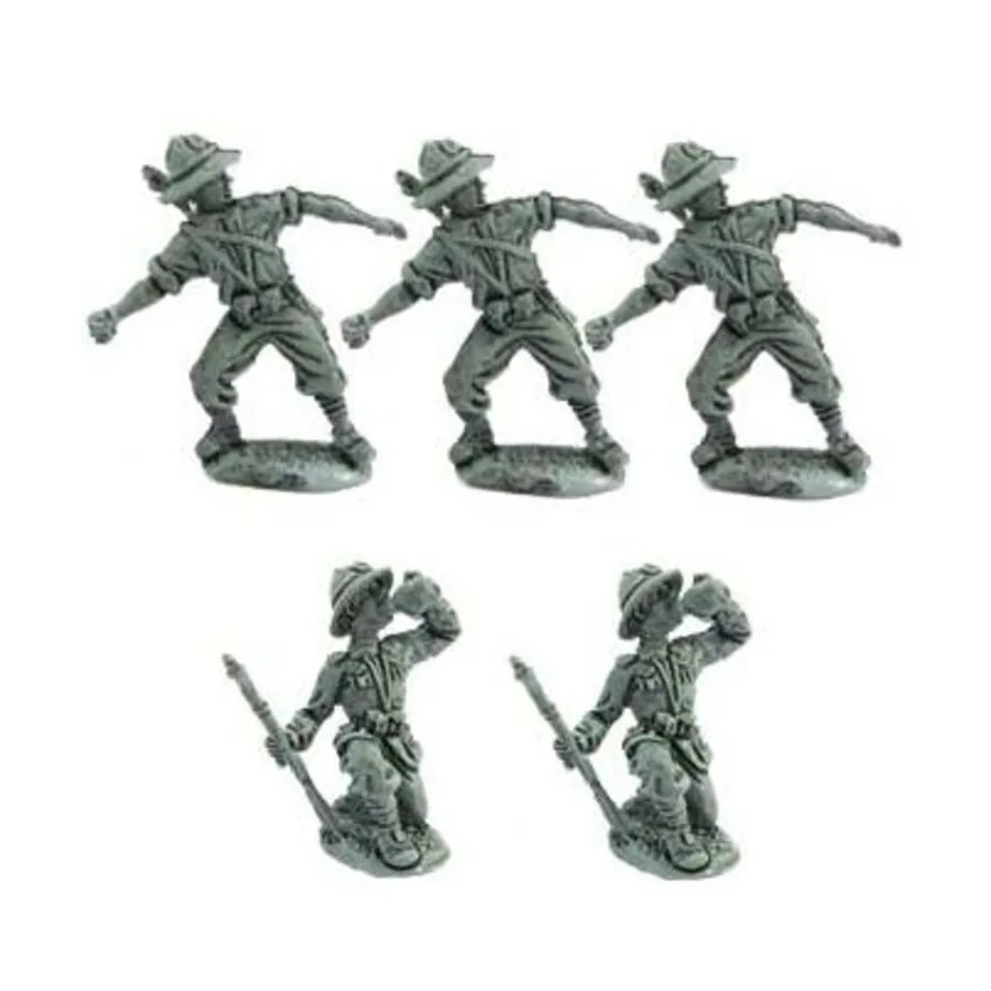 Пехотинцы с флягами и гранатами, Historical Miniatures - World War II - Italians (20mm) (Mirliton SG)
Пехотинцы с флягами и гранатами, Historical Miniatures - World War II - Italians (20mm) (Mirliton SG)