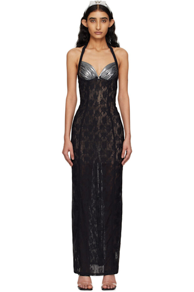 Черное кружевное платье макси Stella MISBHV
Черное кружевное платье макси Stella MISBHV