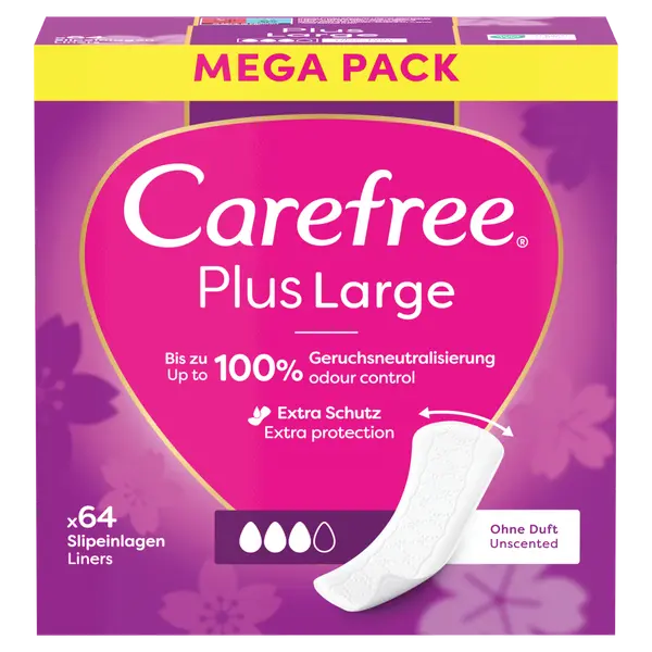 Гигиенические салфетки, 64 шт./1 упаковка. Carefree Plus large
Гигиенические салфетки, 64 шт./1 упаковка. Carefree Plus large