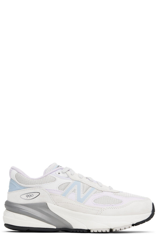 Большие детские кроссовки серо-фиолетовые 990v6 New Balance
Большие детские кроссовки серо-фиолетовые 990v6 New Balance