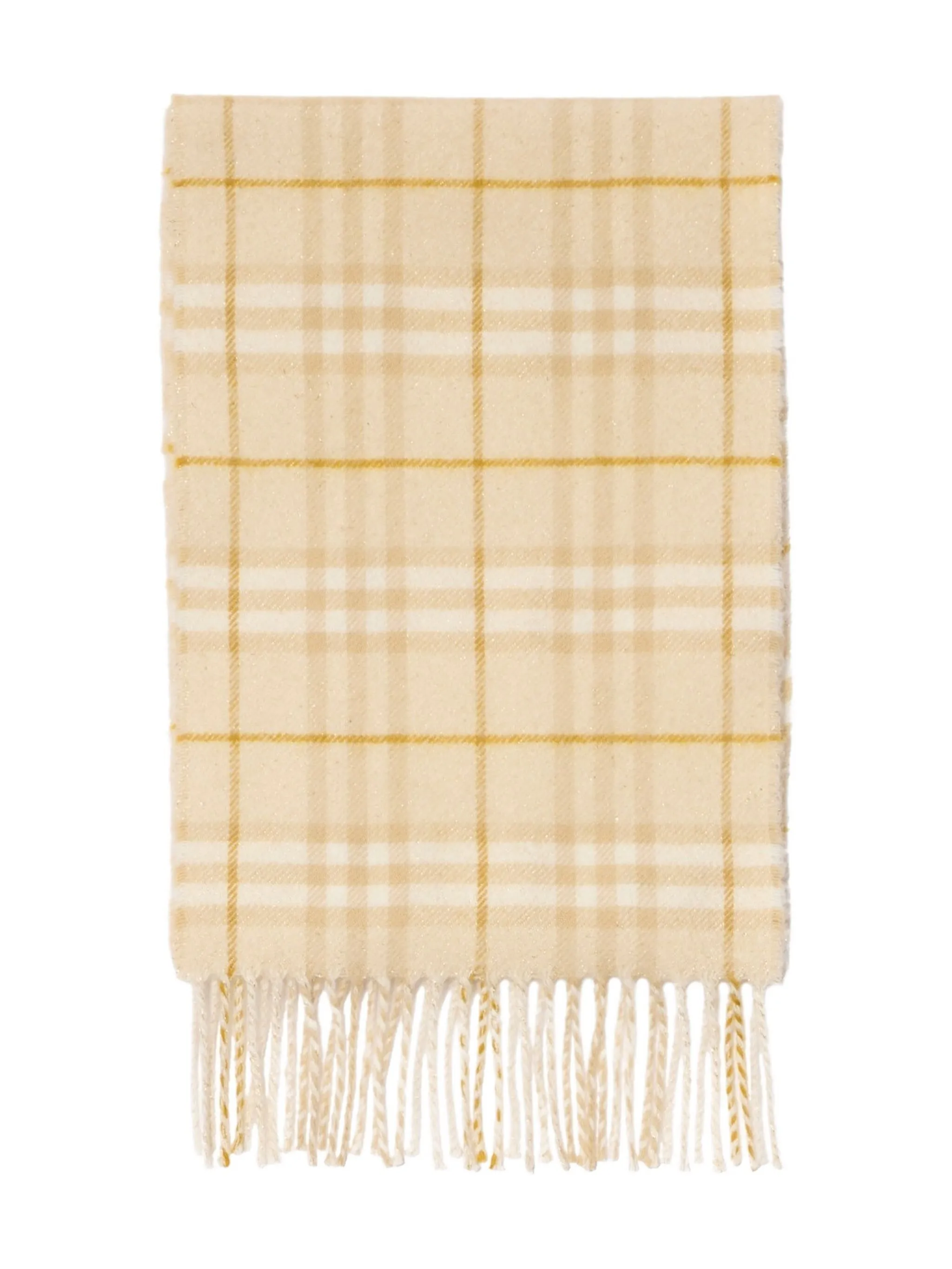 Клетчатый шарф с бахромой Burberry Kids, желтый
Клетчатый шарф с бахромой Burberry Kids, желтый