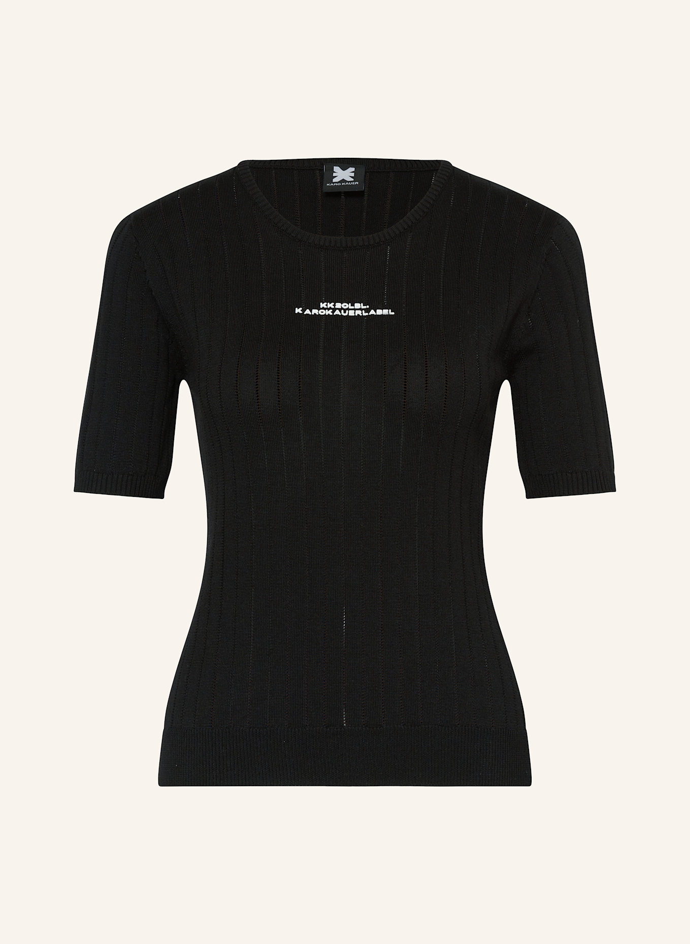 Трикотажная рубашка Karo Kauer, черный 
Трикотажная рубашка Karo Kauer, черный