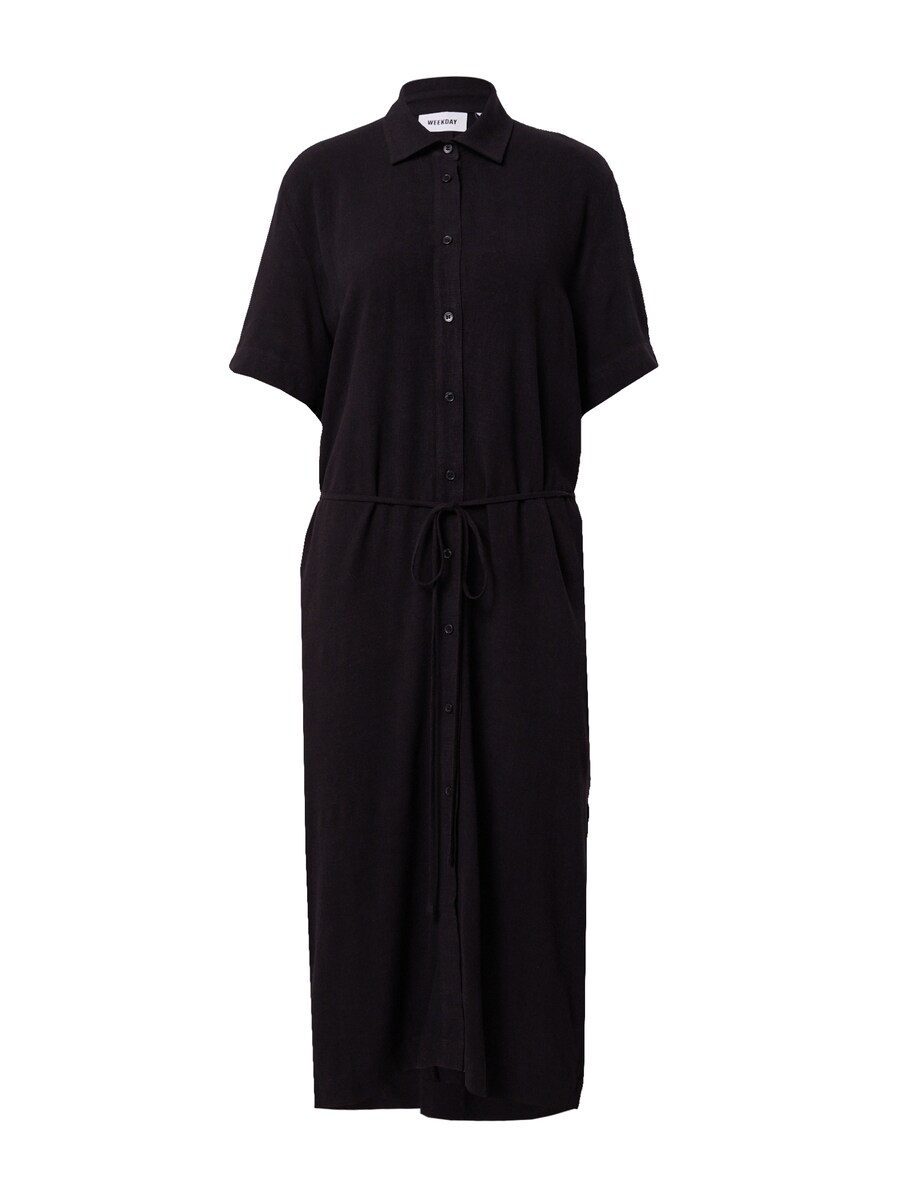 Платье-рубашка WEEKDAY Carla, черный
Платье-рубашка WEEKDAY Carla, черный