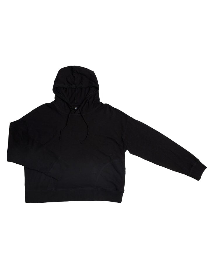 Толстовка с капюшоном GAP, черный 
Толстовка с капюшоном GAP, черный