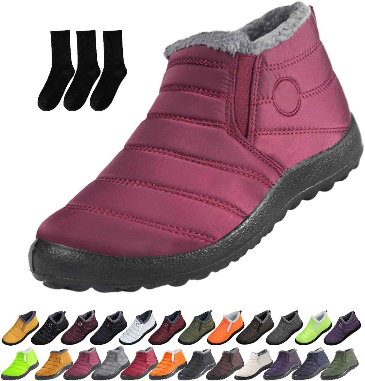 Женские и мужские снежные ботинки, утепленные ботильоны для снега, удобные легкие кроссовки, теплая и комфортная обувь на зиму Generic, красный
Женские и мужские снежные ботинки, утепленные ботильоны для снега, удобные легкие кроссовки, теплая и комфортная обувь на зиму Generic, красный