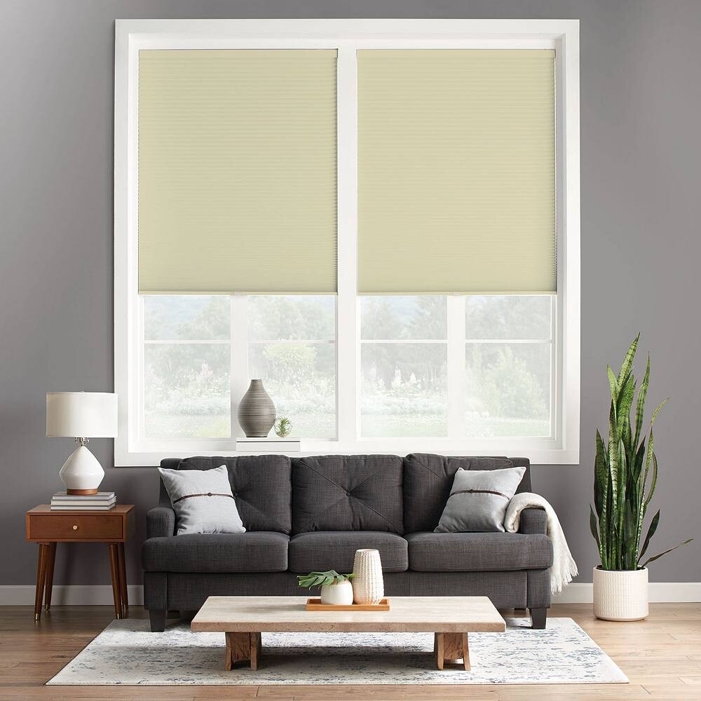 Sonoma Goods For Life Custom Cordless Blackout сотовый оттенок — длина 48 дюймов, цвет Tan
Sonoma Goods For Life Custom Cordless Blackout сотовый оттенок — длина 48 дюймов, цвет Tan