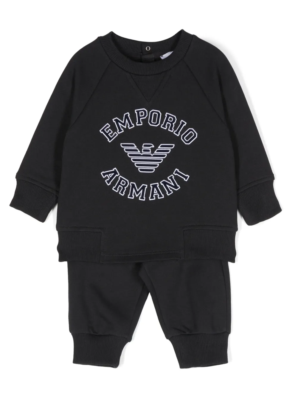 Спортивный костюм с тисненым логотипом Emporio Armani Kids, синий
Спортивный костюм с тисненым логотипом Emporio Armani Kids, синий