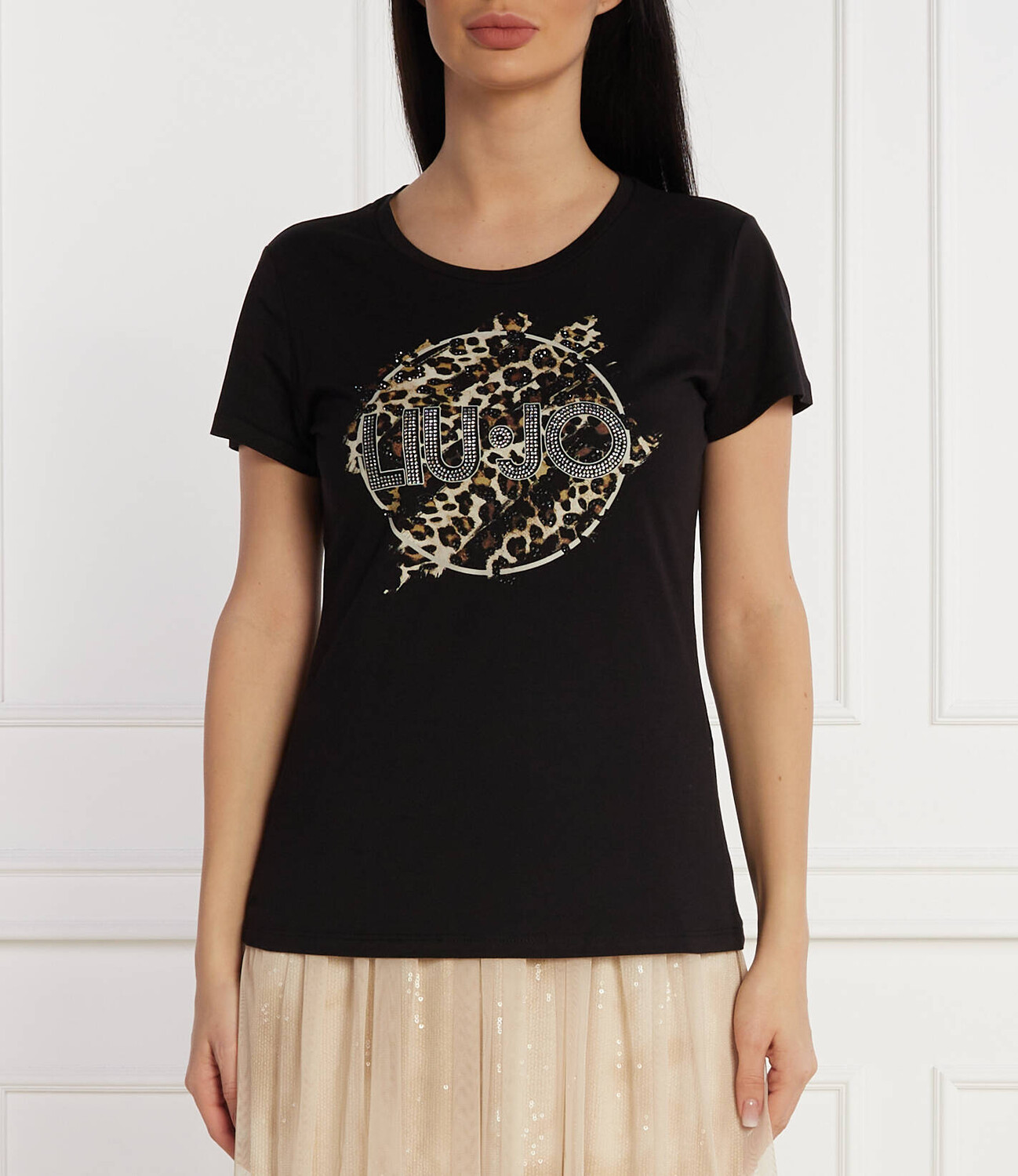 Футболка Liu Jo Regular Fit, черный 
Футболка Liu Jo Regular Fit, черный