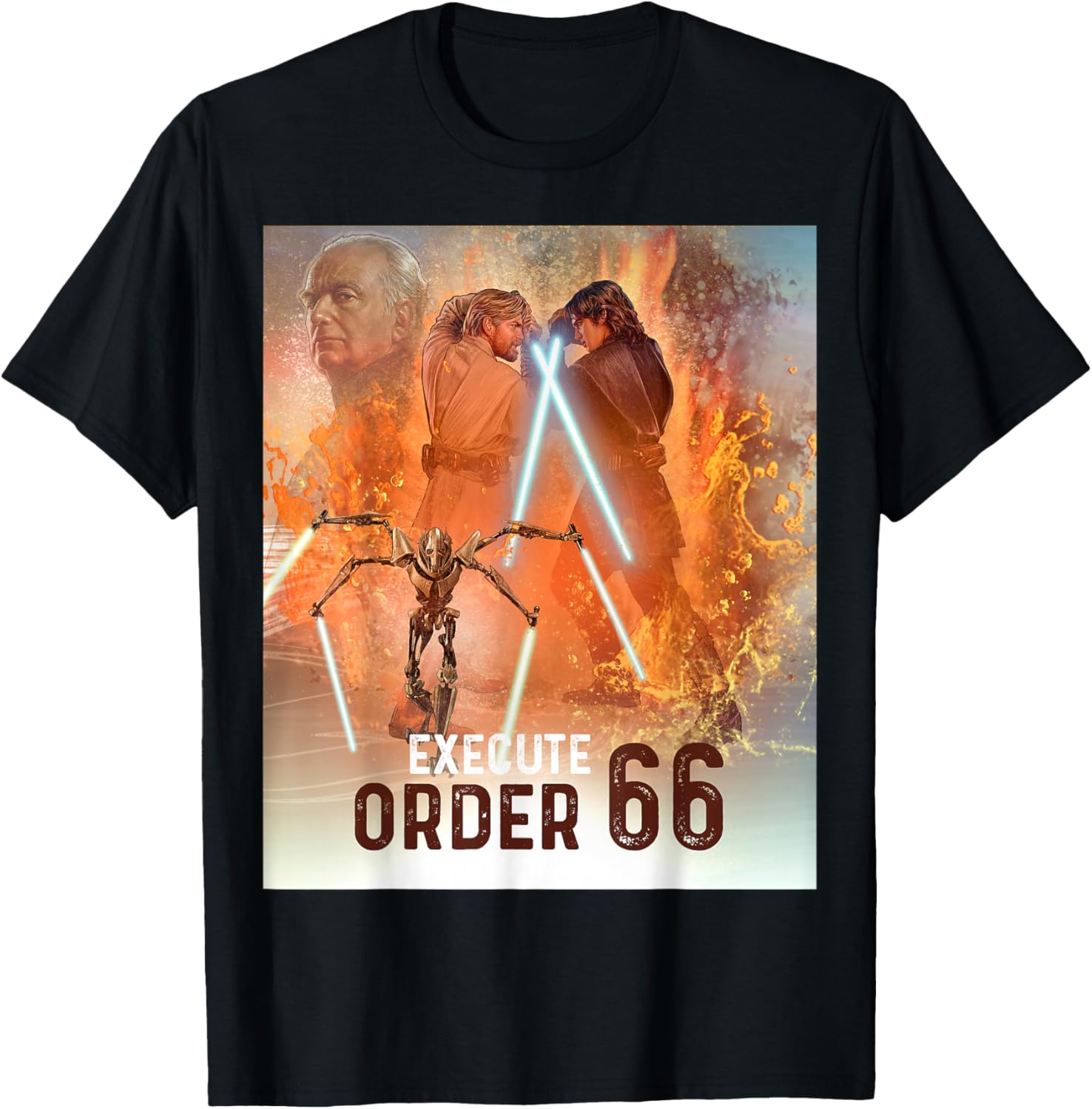 Футболка Star Wars Celebration «Месть Ордена ситхов 66», черная
Футболка Star Wars Celebration «Месть Ордена ситхов 66», черная