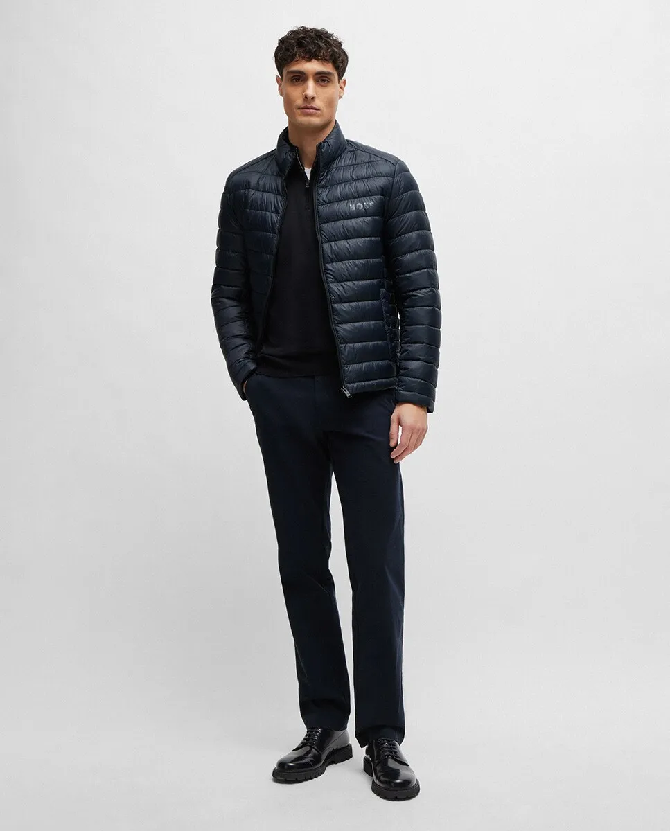 Облегающие чиносы из удобного хлопка Boss, темно-синий
Облегающие чиносы из удобного хлопка Boss, темно-синий