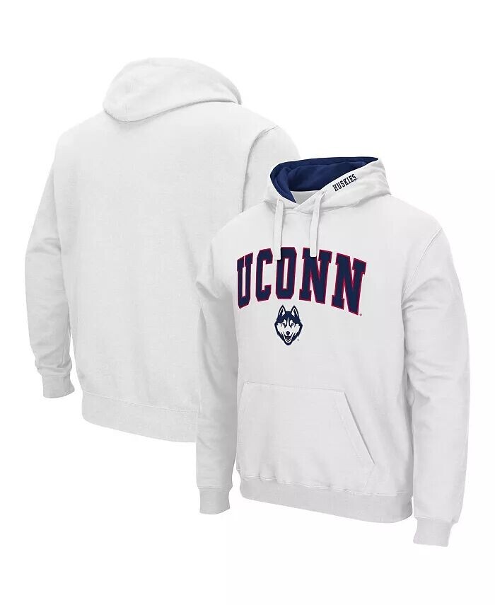 Мужская белая толстовка с капюшоном UConn Huskies Arch and Logo 3.0 Colosseum
Мужская белая толстовка с капюшоном UConn Huskies Arch and Logo 3.0 Colosseum