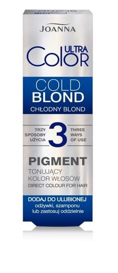 Тонирующая краска для волос - Холодный Блонд 100мл Joanna Ultra Color Pigment
Тонирующая краска для волос - Холодный Блонд 100мл Joanna Ultra Color Pigment