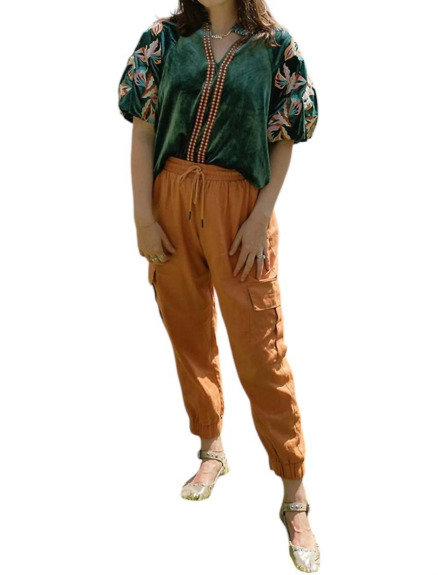 Kay Cargo Jogger In Terracotta J. Society, Terracotta
Kay Cargo Jogger In Terracotta J. Society, Terracotta