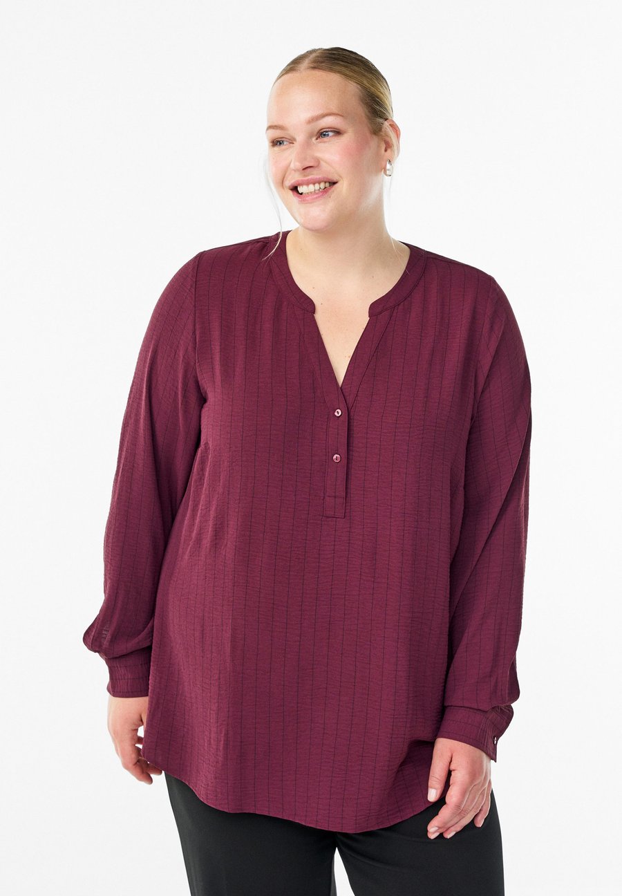 Блуза Zizzi Blouse, Fig Stripe/Dark Red
Блуза Zizzi Blouse, Fig Stripe/Dark Red