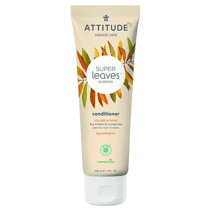ATTITUDE Super Leaves Кондиционер для объема и блеска с соей и клюквой 240 мл 
ATTITUDE Super Leaves Кондиционер для объема и блеска с соей и клюквой 240 мл