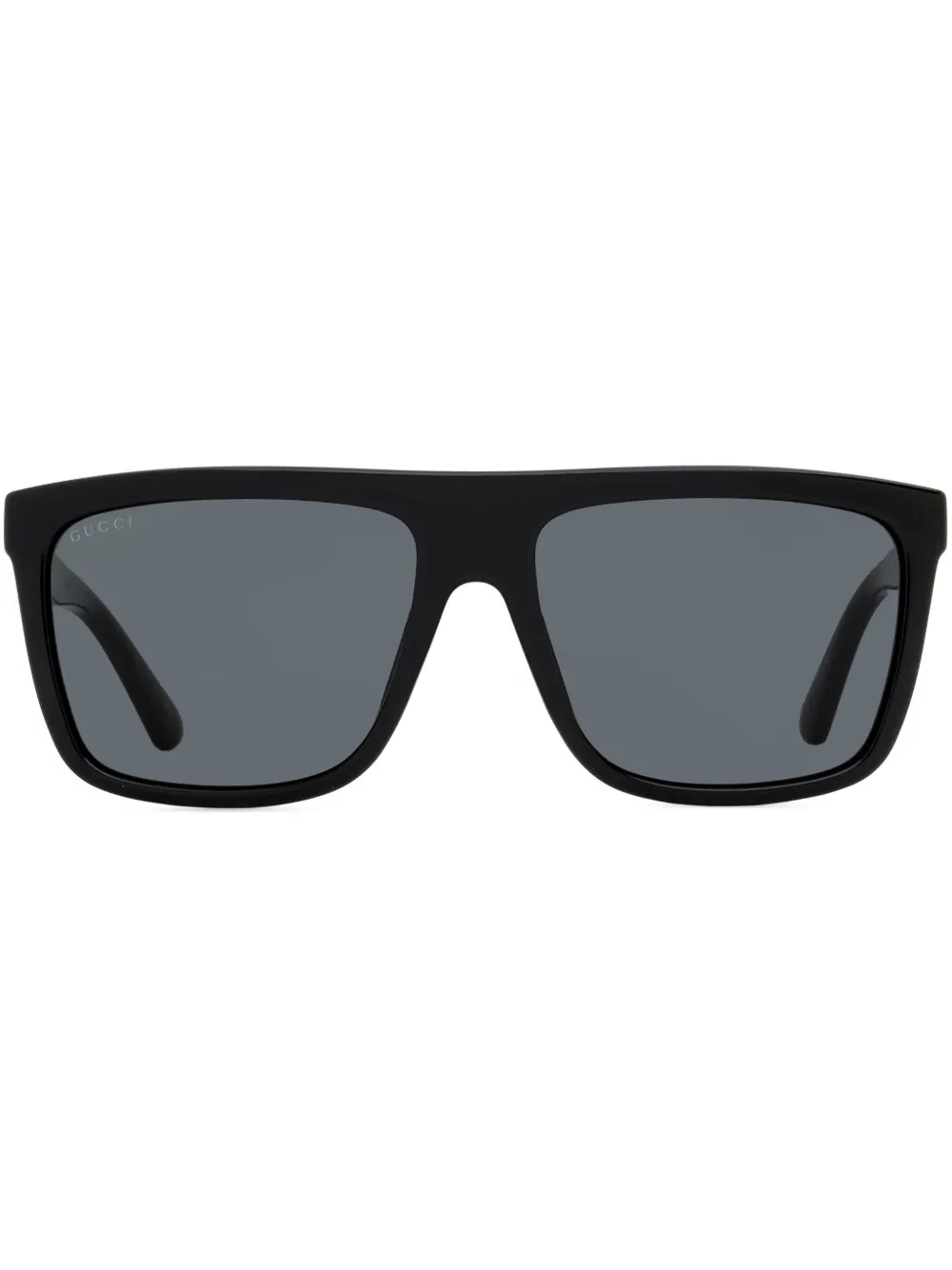 Солнцезащитные очки в массивной квадратной оправе Gucci Eyewear, черный 
Солнцезащитные очки в массивной квадратной оправе Gucci Eyewear, черный