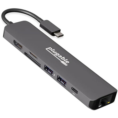 Док-станция Plugable USB-C 7-in-1 Docking Station with Ethernet USBC-7IN1E
Док-станция Plugable USB-C 7-in-1 Docking Station with Ethernet USBC-7IN1E
