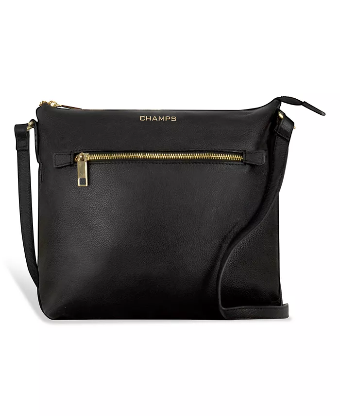Кожаная сумка через плечо CHAMPS, черный
Кожаная сумка через плечо CHAMPS, черный