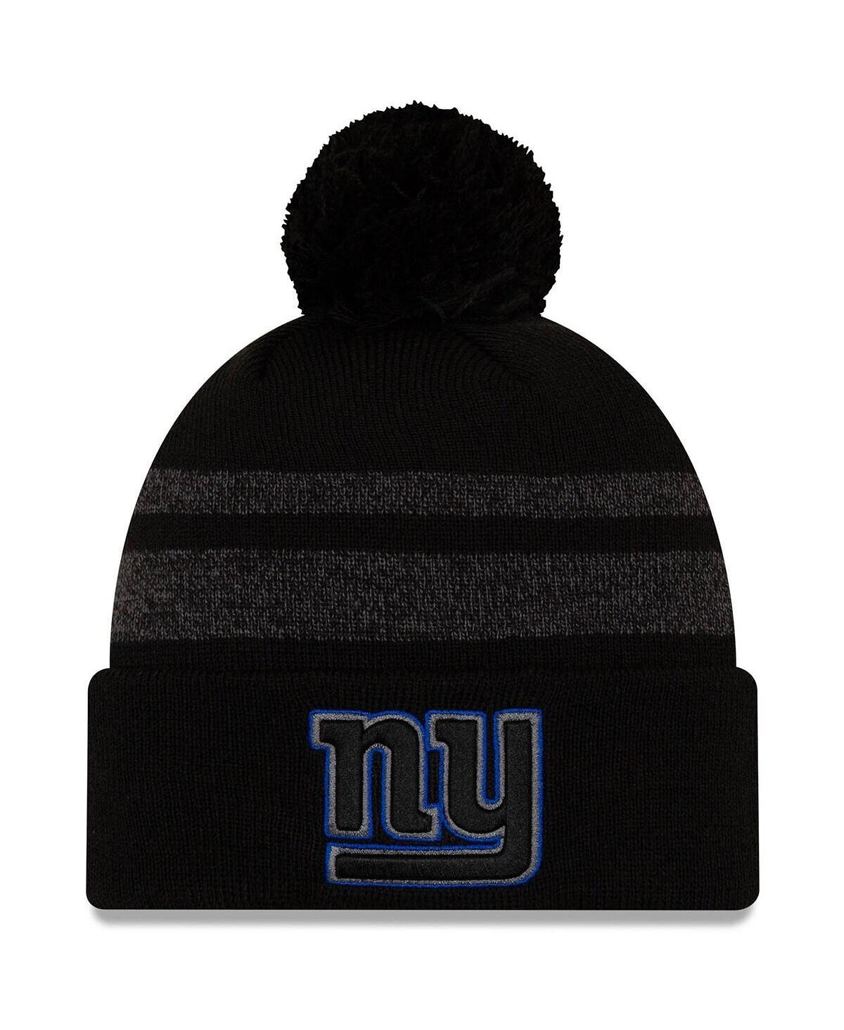 Мужская черная вязаная шапка с манжетами и помпоном New York Giants Dispatch New Era
Мужская черная вязаная шапка с манжетами и помпоном New York Giants Dispatch New Era