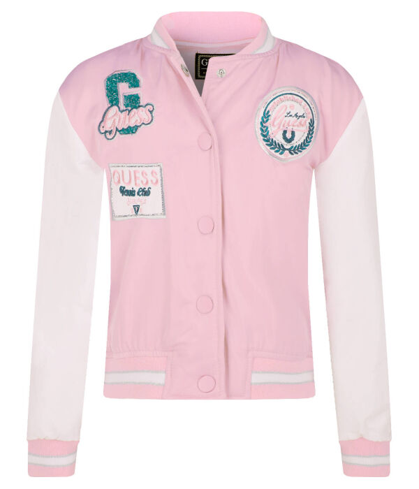 Куртка для девочки Guess с вышивкой, розовый
Куртка для девочки Guess с вышивкой, розовый