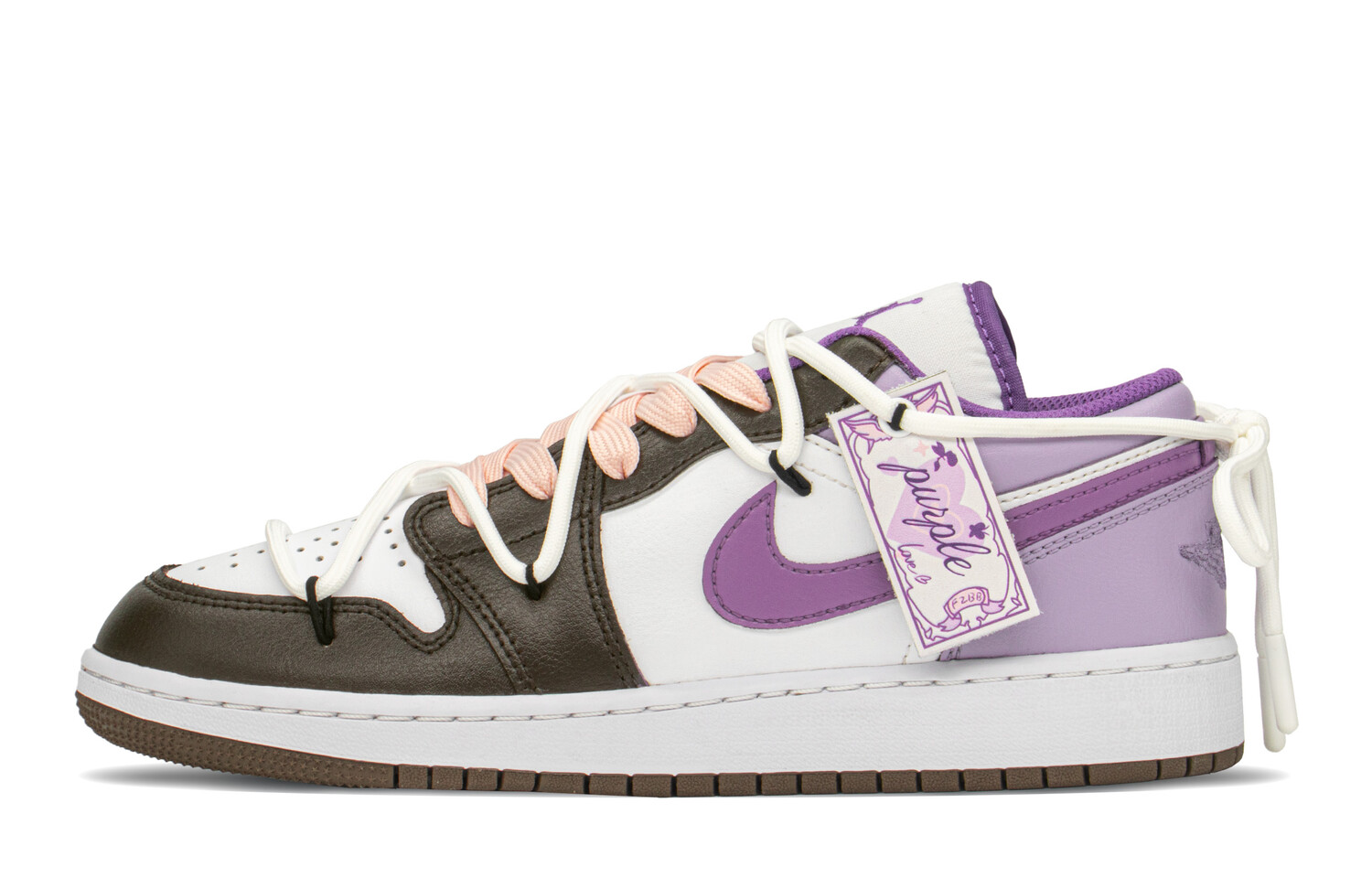 Кроссовки Air Jordan 1 Vintage Basketball Shoes Women's Low-Top Black/Brown/Purple
Кроссовки Air Jordan 1 Vintage Basketball Shoes Women's Low-Top Black/Brown/Purple