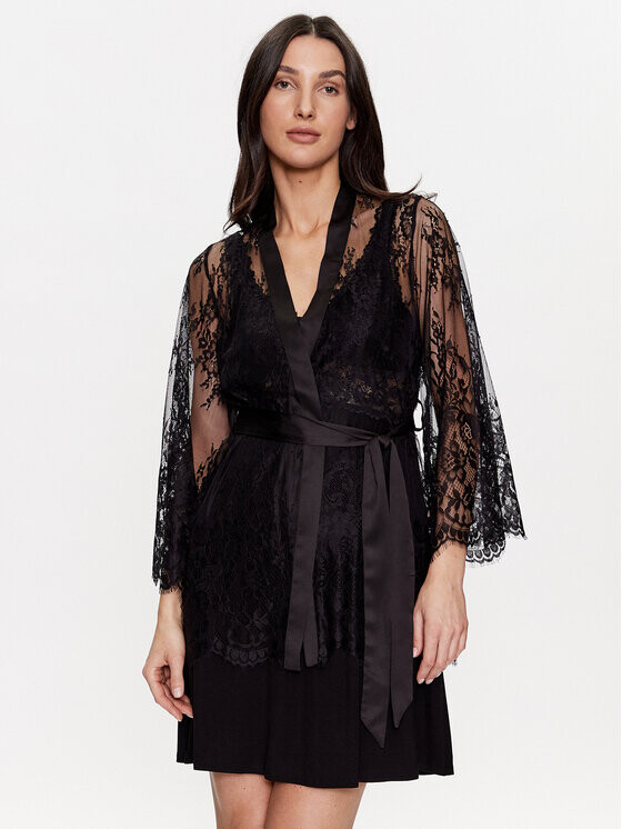 Халат стандартной посадки Hunkemöller, черный
Халат стандартной посадки Hunkemöller, черный