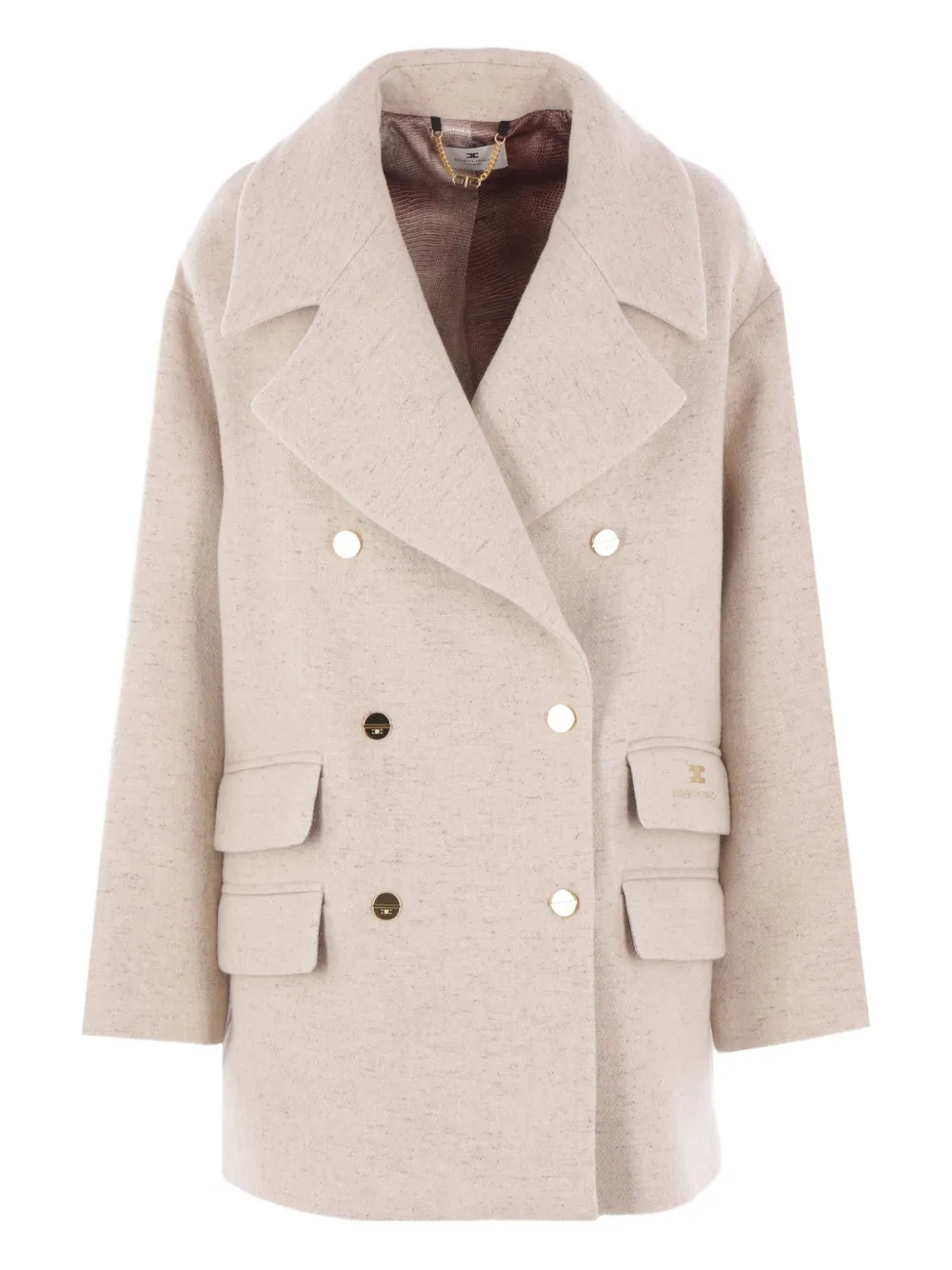 Двубортное пальто с золотыми пуговицами Elisabetta Franchi, нейтральный, Золотой, Двубортное пальто с золотыми пуговицами Elisabetta Franchi, нейтральный
Двубортное пальто с золотыми пуговицами Elisabetta Franchi, нейтральный, Золотой, Двубортное пальто с золотыми пуговицами Elisabetta Franchi, нейтральный