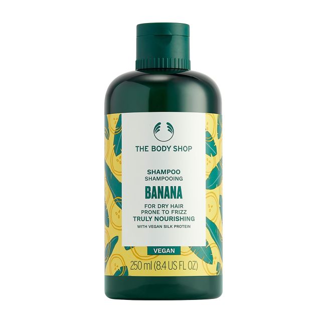 Банановый шампунь для волос, который действительно питает волосы. The Body Shop, 250 мл
Банановый шампунь для волос, который действительно питает волосы. The Body Shop, 250 мл