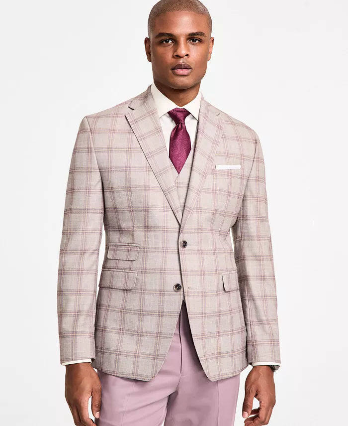 Мужской классический пиджак Tayion Collection, коричневый/бежевый 
Мужской классический пиджак Tayion Collection, коричневый/бежевый