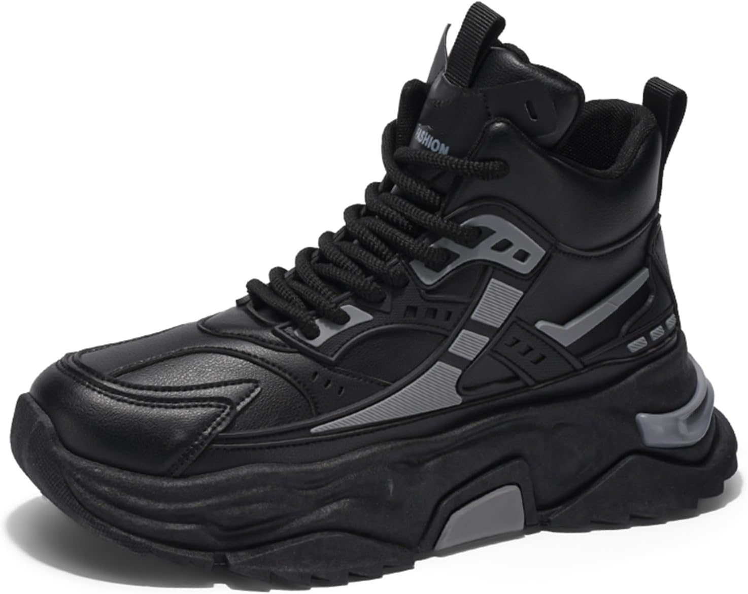 Высокие кеды для мужчин Стильная спортивная обувь из искусственной кожи спортивные кроссовки для повседневной ходьбы Spwagym, черный/серый
Высокие кеды для мужчин Стильная спортивная обувь из искусственной кожи спортивные кроссовки для повседневной ходьбы Spwagym, черный/серый