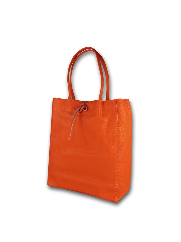 Кожаная сумка-шоппер, наплечная сумка Toscanto, оранжевая, около 30 см
Кожаная сумка-шоппер, наплечная сумка Toscanto, оранжевая, около 30 см