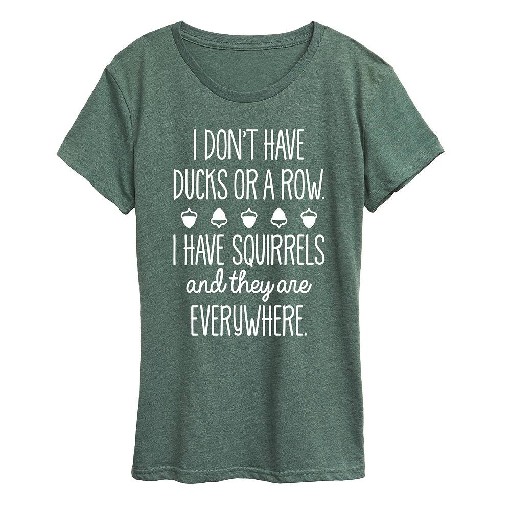 Женская футболка с рисунком Ducks In A Row Licensed Character, цвет Heather Green
Женская футболка с рисунком Ducks In A Row Licensed Character, цвет Heather Green