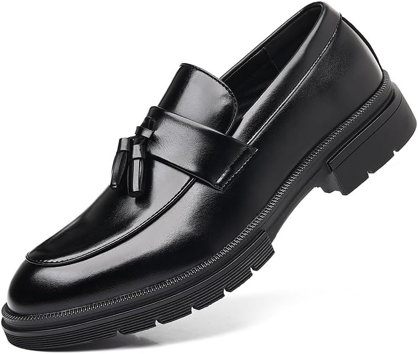 Мужские слипоны с кисточками на платформе, удобные деловые повседневные туфли Nfltkei, черный
Мужские слипоны с кисточками на платформе, удобные деловые повседневные туфли Nfltkei, черный