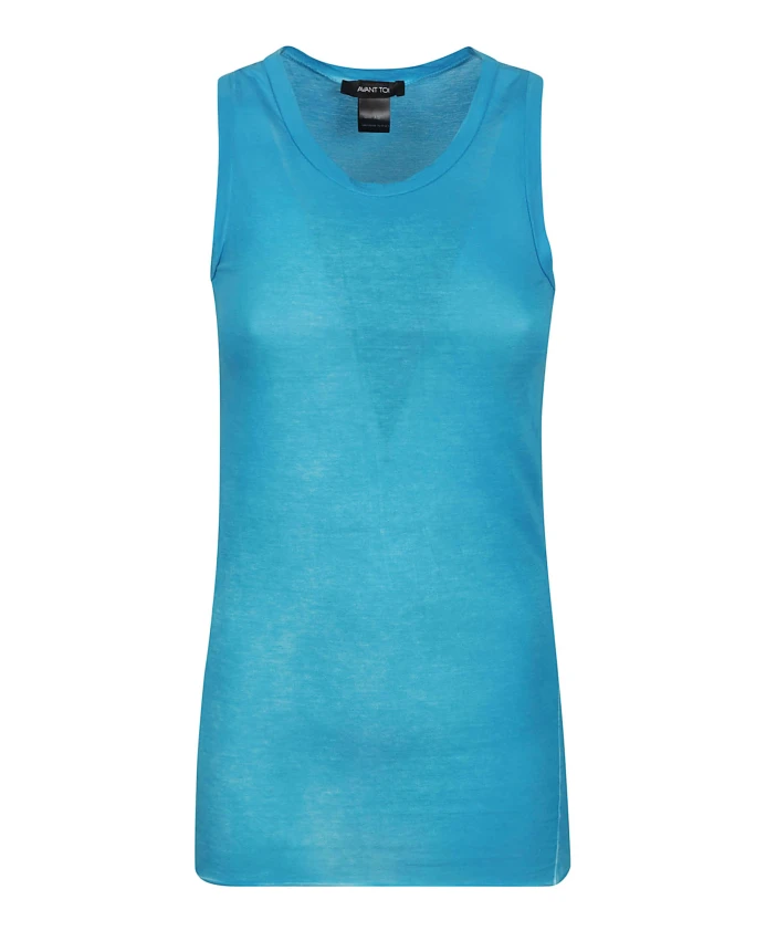 Хлопковый топ бирюзового цвета производства Италии. Avant Toi, синий
Хлопковый топ бирюзового цвета производства Италии. Avant Toi, синий