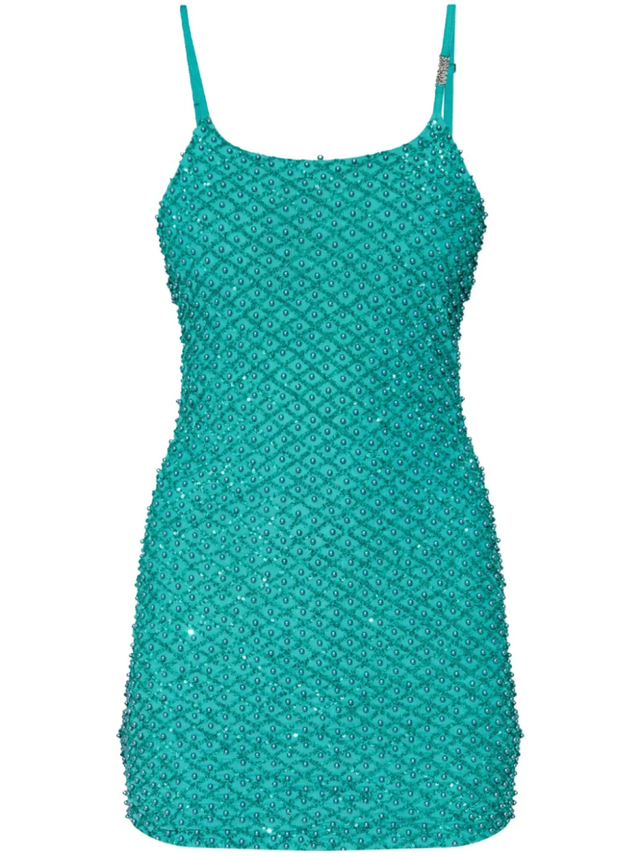 Versace Jeans Couture мини-платье, украшенное стразами, синий 
Versace Jeans Couture мини-платье, украшенное стразами, синий