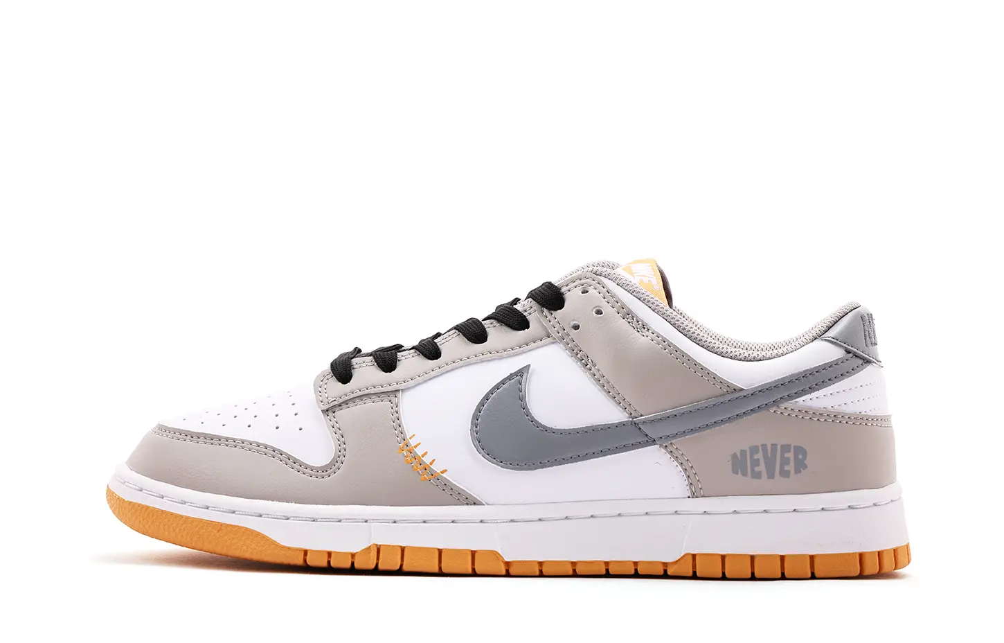 Nike Кроссовки для скейтбординга Dunk Leather: износостойкие, легкие и дышащие, низкие, унисекс, серый и белый
Nike Кроссовки для скейтбординга Dunk Leather: износостойкие, легкие и дышащие, низкие, унисекс, серый и белый