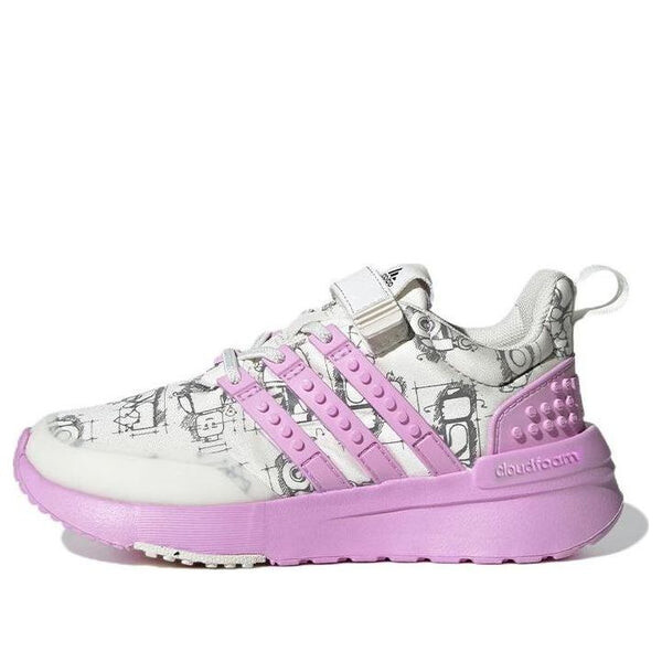 Кроссовки lego x racer tr 'off white bliss lilac' Adidas, белый
Кроссовки lego x racer tr 'off white bliss lilac' Adidas, белый