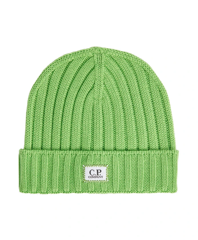 Шапка в рубчик с логотипом C.P. Company, зеленый
Шапка в рубчик с логотипом C.P. Company, зеленый
