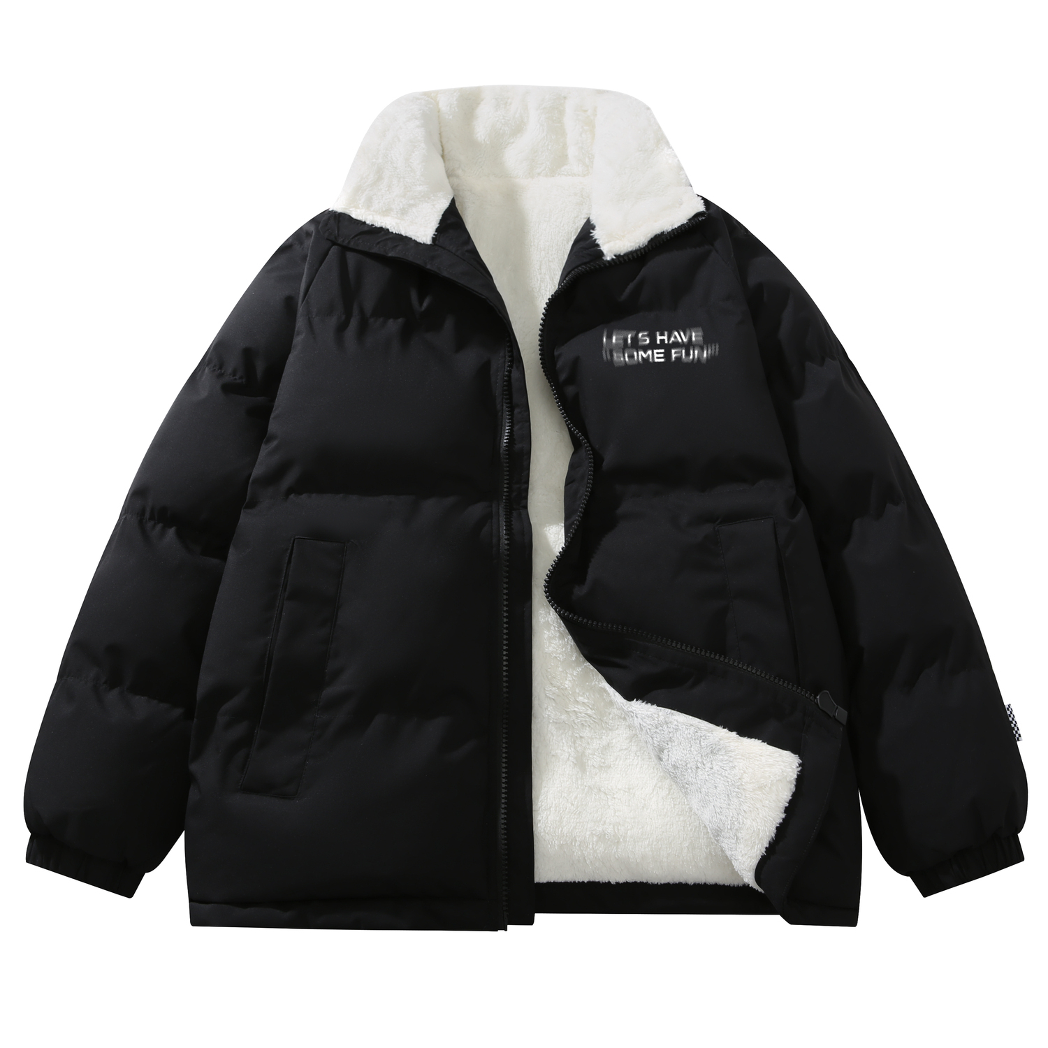 TALKING TOM Пуховик Unisex, Black (Fleece-Lined)
TALKING TOM Пуховик Unisex, Black (Fleece-Lined)