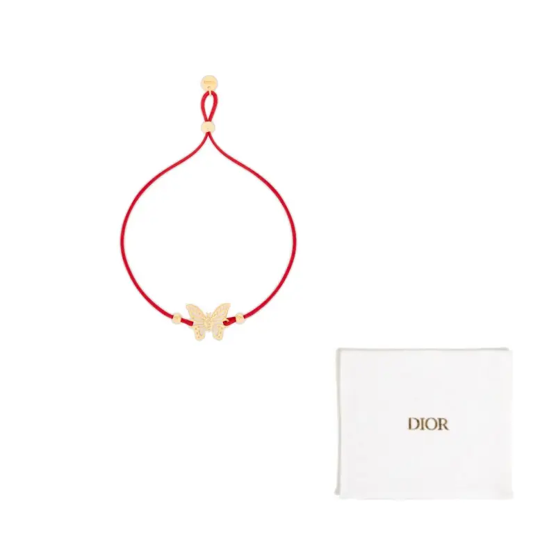 DIOR Хлопковая нить, металлические браслеты женские красный
DIOR Хлопковая нить, металлические браслеты женские красный