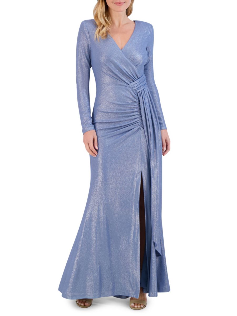 Платье с металлической отделкой и драпировкой Vince Camuto, синий
Платье с металлической отделкой и драпировкой Vince Camuto, синий