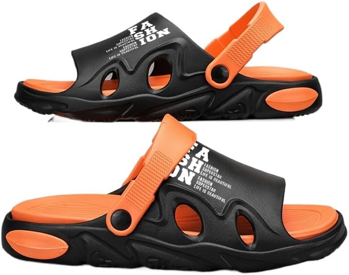 Мужские стильные шлепанцы с открытым носком и цветными блоками, дышащие, с массивной подошвой, удобные, нескользящие, повседневные, прочные EVA-сандалии, мужские сабо Hhhchpm, черный
Мужские стильные шлепанцы с открытым носком и цветными блоками, дышащие, с массивной подошвой, удобные, нескользящие, повседневные, прочные EVA-сандалии, мужские сабо Hhhchpm, черный