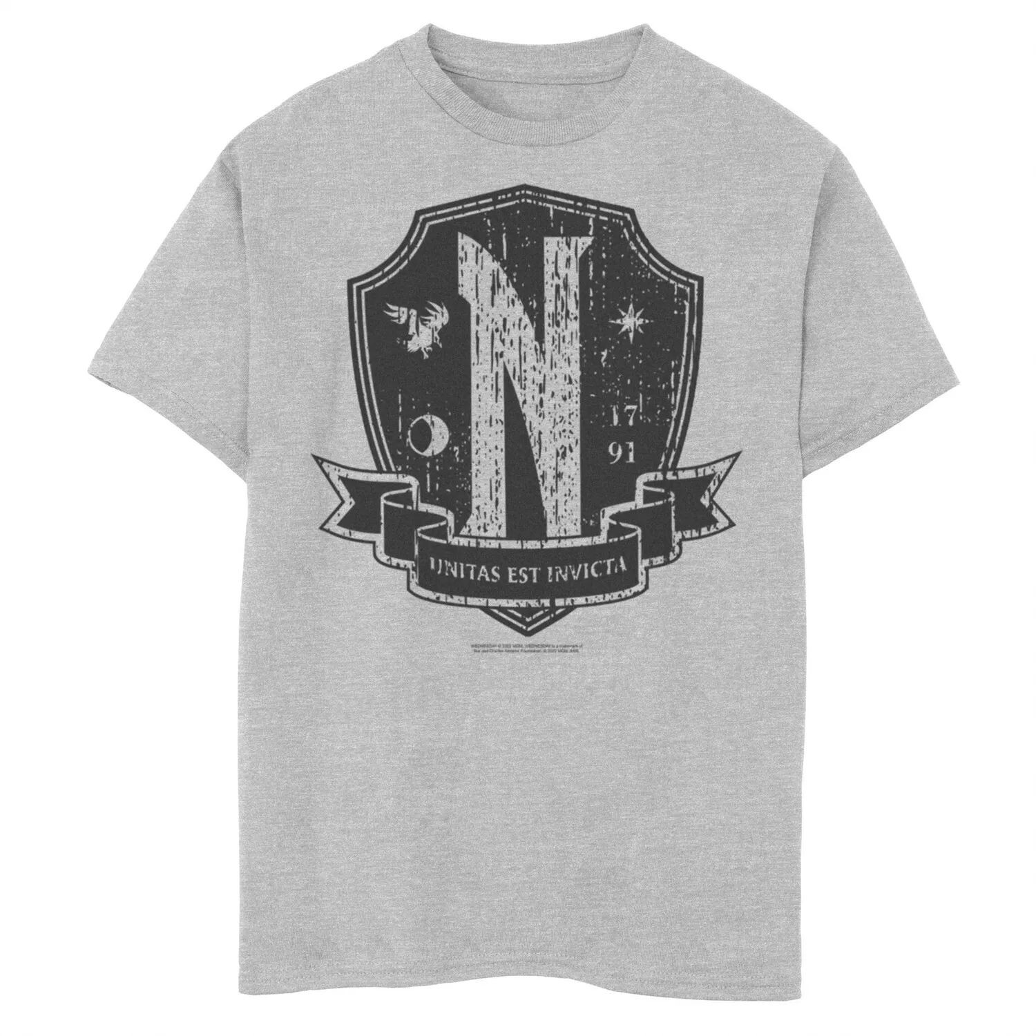 Футболка Wednesday Unitas Nevermore с эмблемой для мальчиков 8–20 лет Licensed Character
Футболка Wednesday Unitas Nevermore с эмблемой для мальчиков 8–20 лет Licensed Character