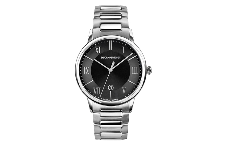 Швейцарские наручные часы Emporio Armani с тремя стрелками и датой из нержавеющей стали
Швейцарские наручные часы Emporio Armani с тремя стрелками и датой из нержавеющей стали