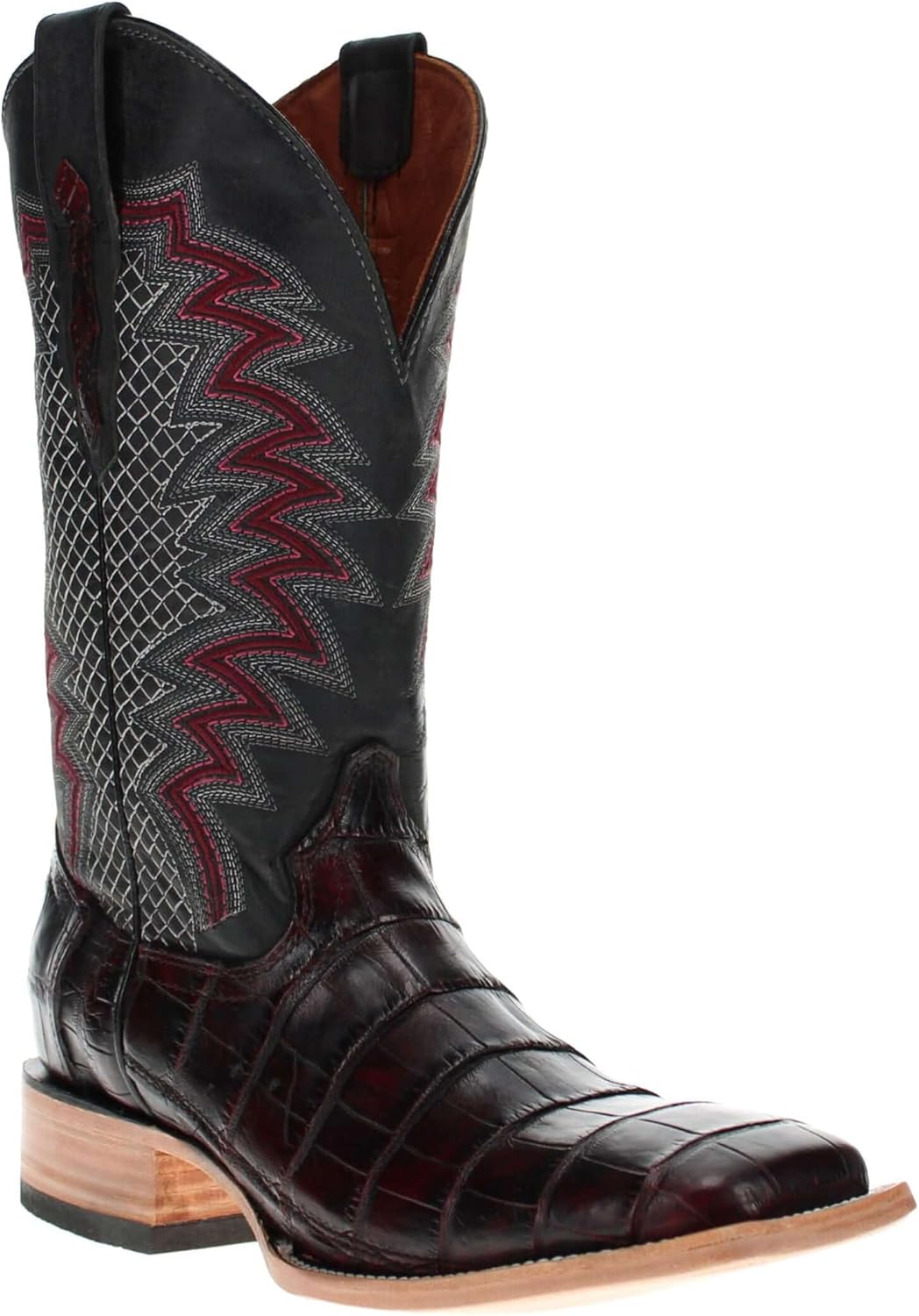 Мужские ковбойские сапоги Vaccari Navarro из натуральной кожи хвоста аллигатора с широким квадратным носком, черный
Мужские ковбойские сапоги Vaccari Navarro из натуральной кожи хвоста аллигатора с широким квадратным носком, черный