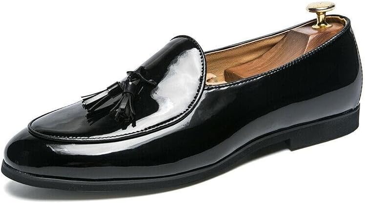 Мужские лоферы WAOLSU с кисточками из лакированной кожи, слипоны, повседневные, свадебные, блестящие, формальные туфли, черный
Мужские лоферы WAOLSU с кисточками из лакированной кожи, слипоны, повседневные, свадебные, блестящие, формальные туфли, черный