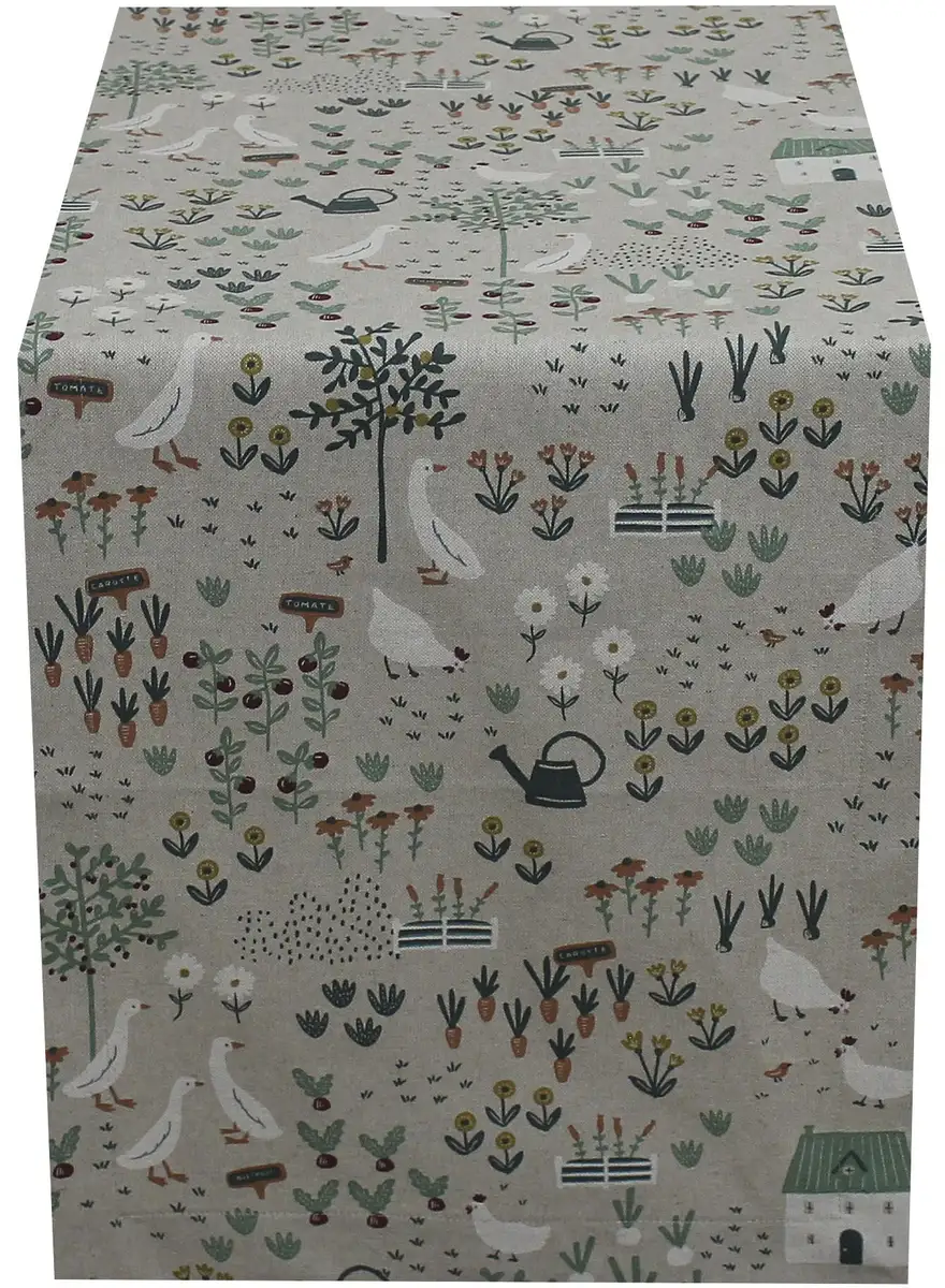 HOSSNER - HOMECOLLECTION дорожка для стола "Сад", (1 шт.), весеннее украшение, весна 40х100 см, кремовый/желтый/зеленый/красный
HOSSNER - HOMECOLLECTION дорожка для стола "Сад", (1 шт.), весеннее украшение, весна 40х100 см, кремовый/желтый/зеленый/красный