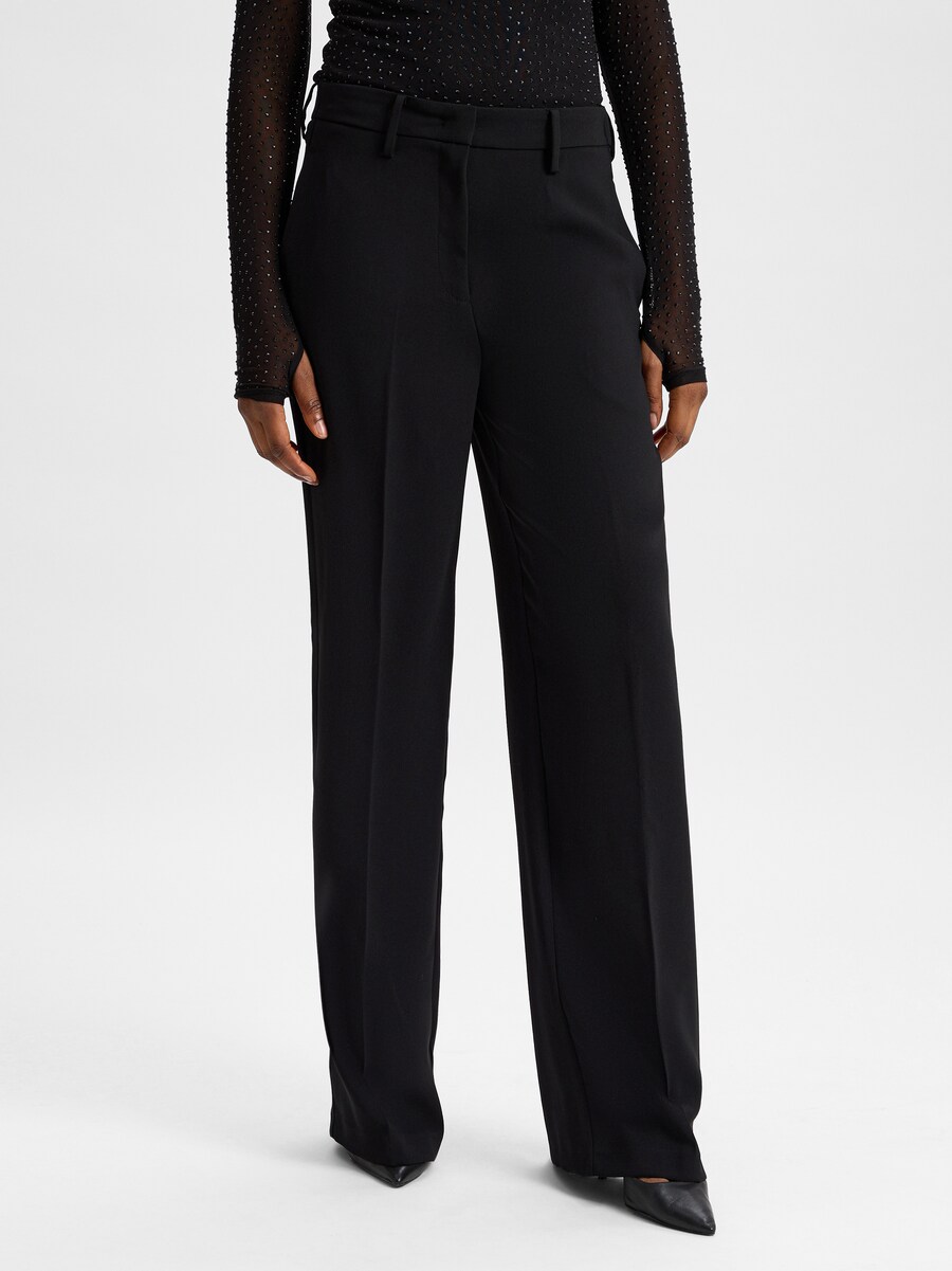Широкие брюки со складками спереди MAC Camilla, черный
Широкие брюки со складками спереди MAC Camilla, черный