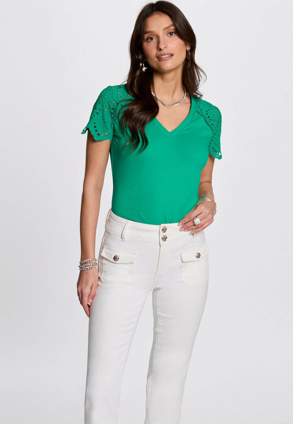 Футболка с принтом SHORT-SLEEVED Morgan, зеленый
Футболка с принтом SHORT-SLEEVED Morgan, зеленый