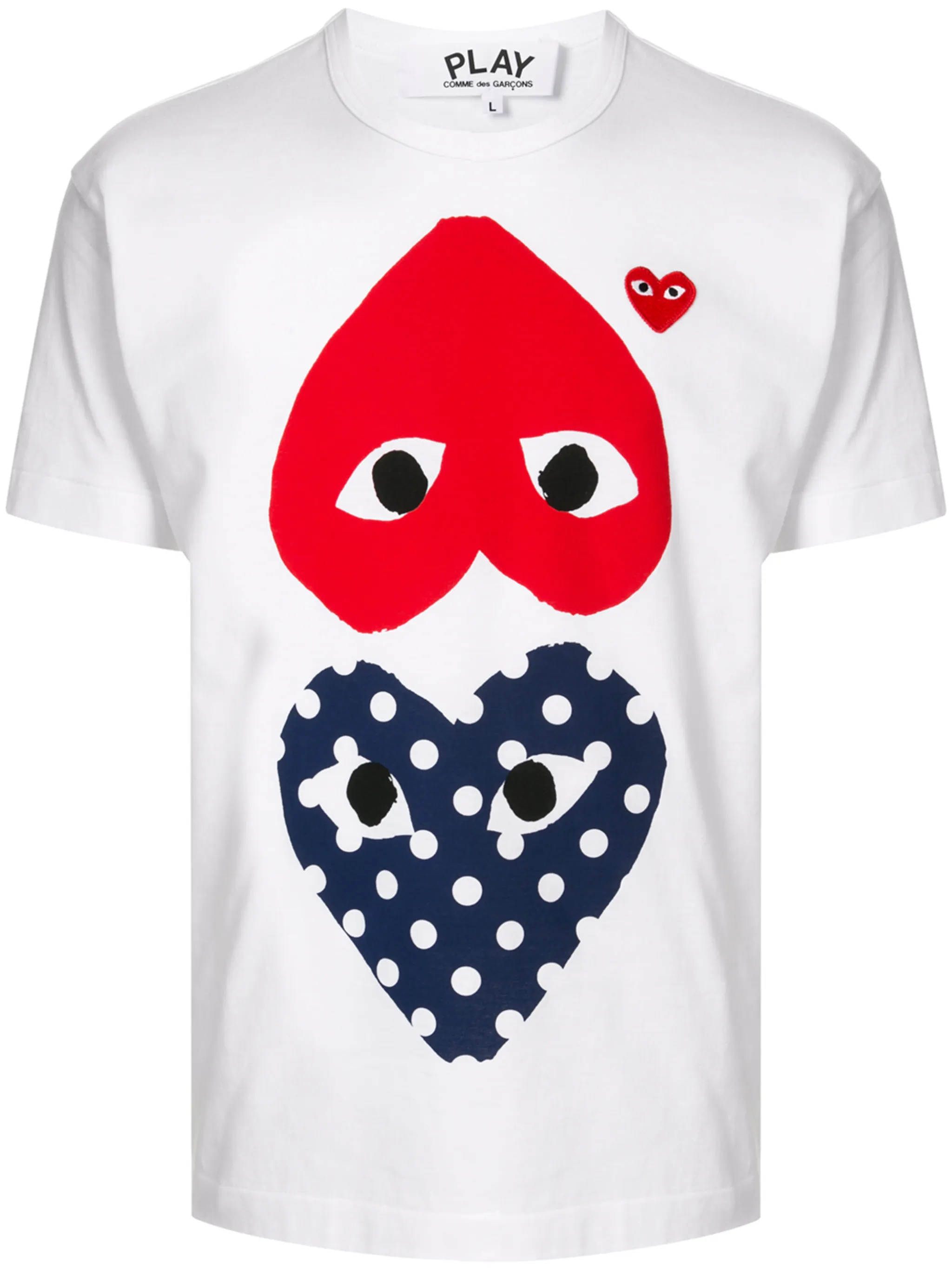Футболка с принтом Comme Des Garçons Play, белый
Футболка с принтом Comme Des Garçons Play, белый